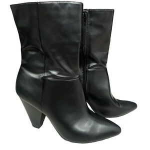 Christian Siriano Leather Ankle Boots